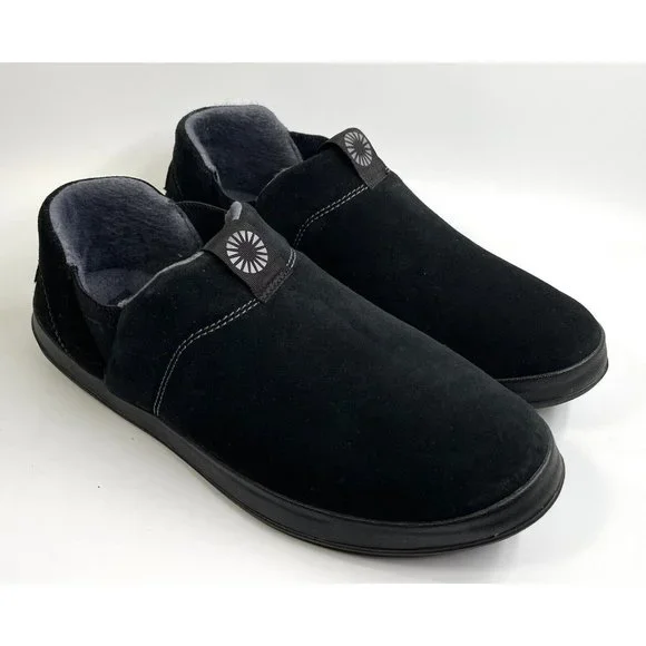 Ugg Men's 1017266 Hanz Black Ankle-High Suede Slipper Pull on 9M EUR 42 - Picture 4 of 10